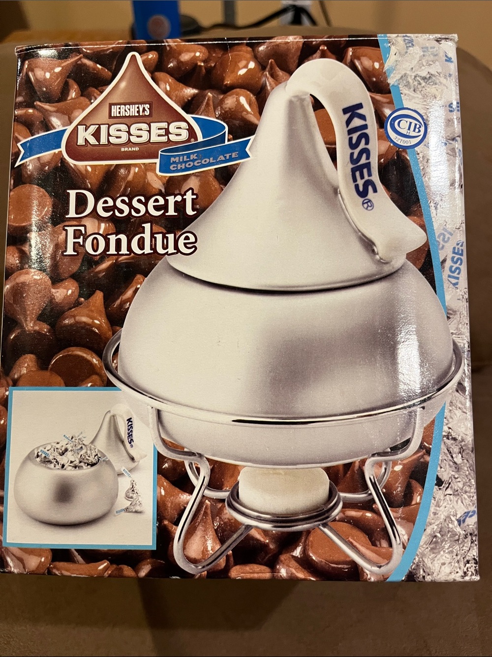 Hershey’s Kisses Silver Dessert Fondue Set